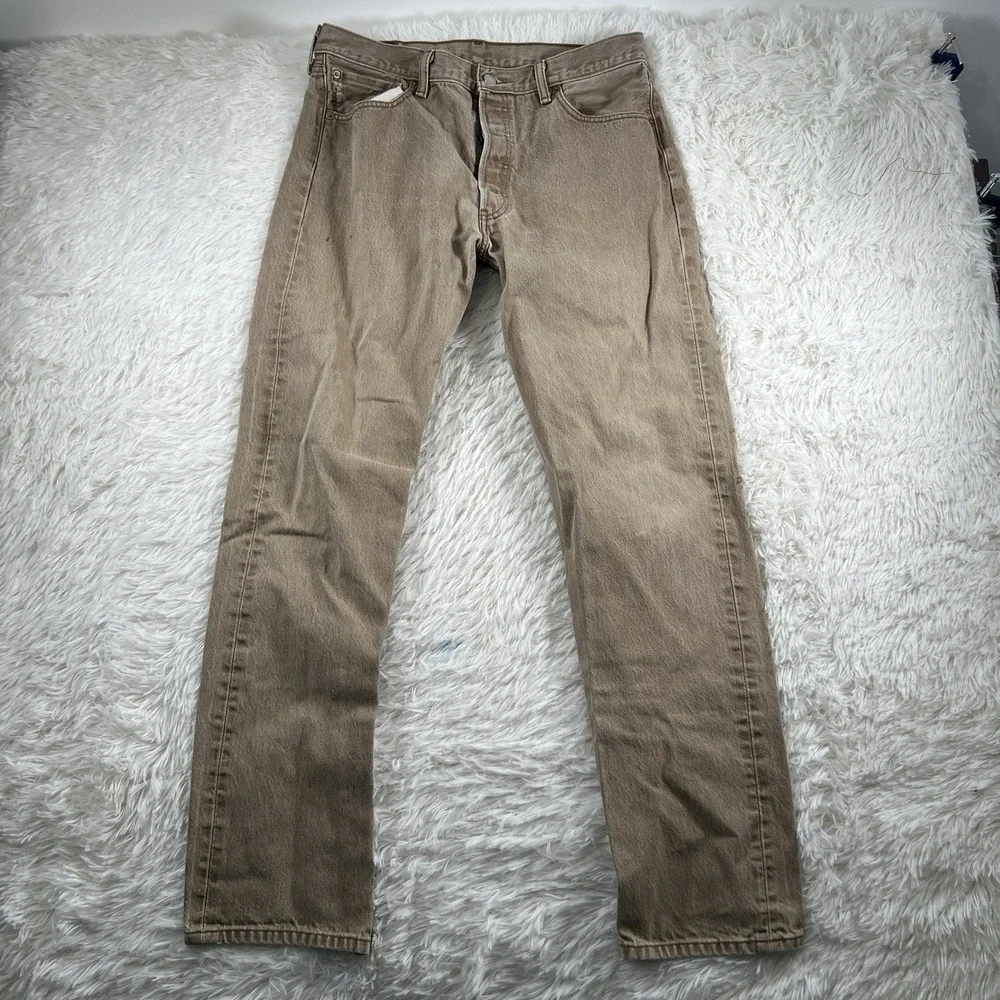 Levis 501 XX Jeans Mens 36x36 (Fits 32x30) Denim Button Fly Straight Leg Classic